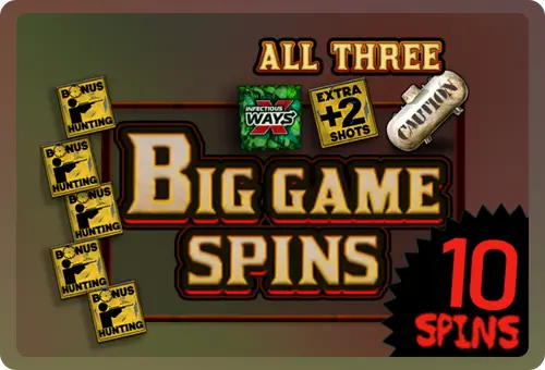 Big Game Spins dans le jeu Duck Hunters