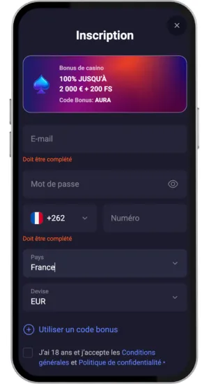 Inscrivez-vous
